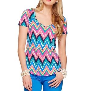 Lilly Pulitzer Cynthia Top Size Med